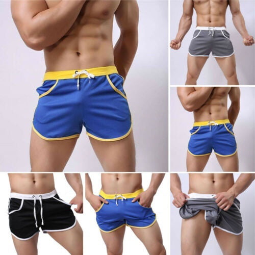 Men GYM Fitness Short Running Sport Workout Casual Jogging Sweat Pants Trousers